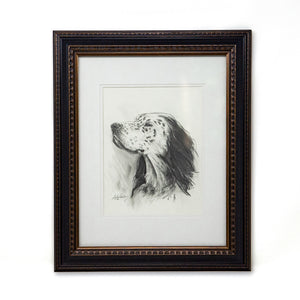 Setter Against the Wind, Original 8x10" Drawing