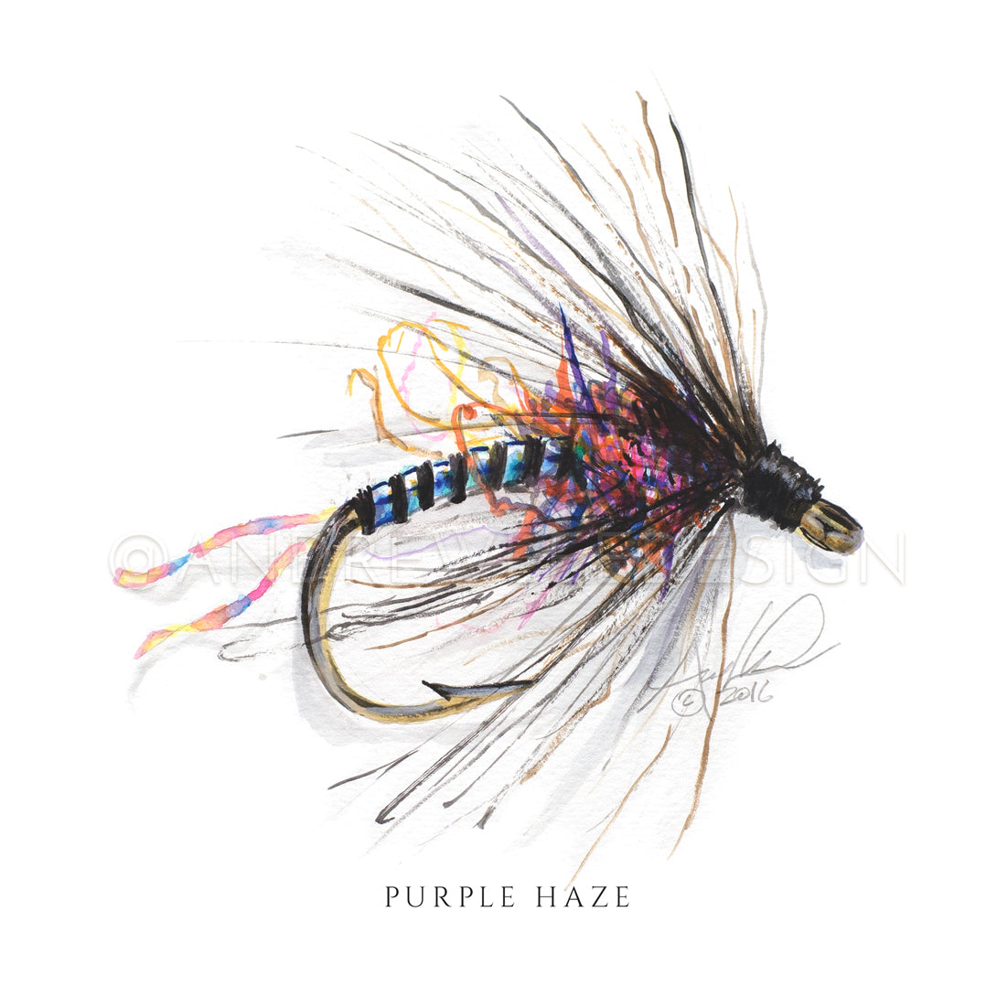 Fly - Purple Haze Pattern