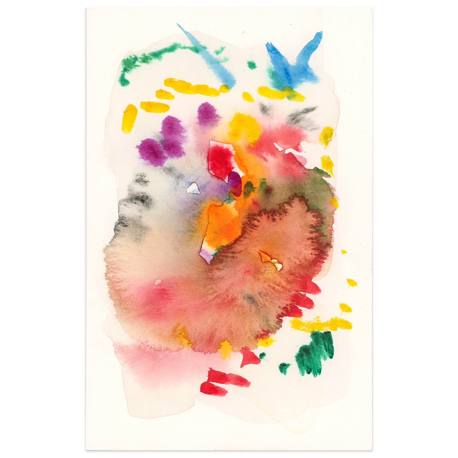 Untitled, 5.5x8.5" Original Abstract