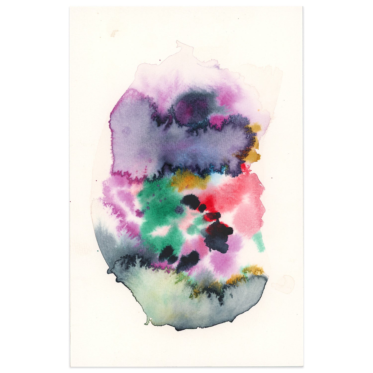 Untitled, 5.5x8.5" Original Abstract