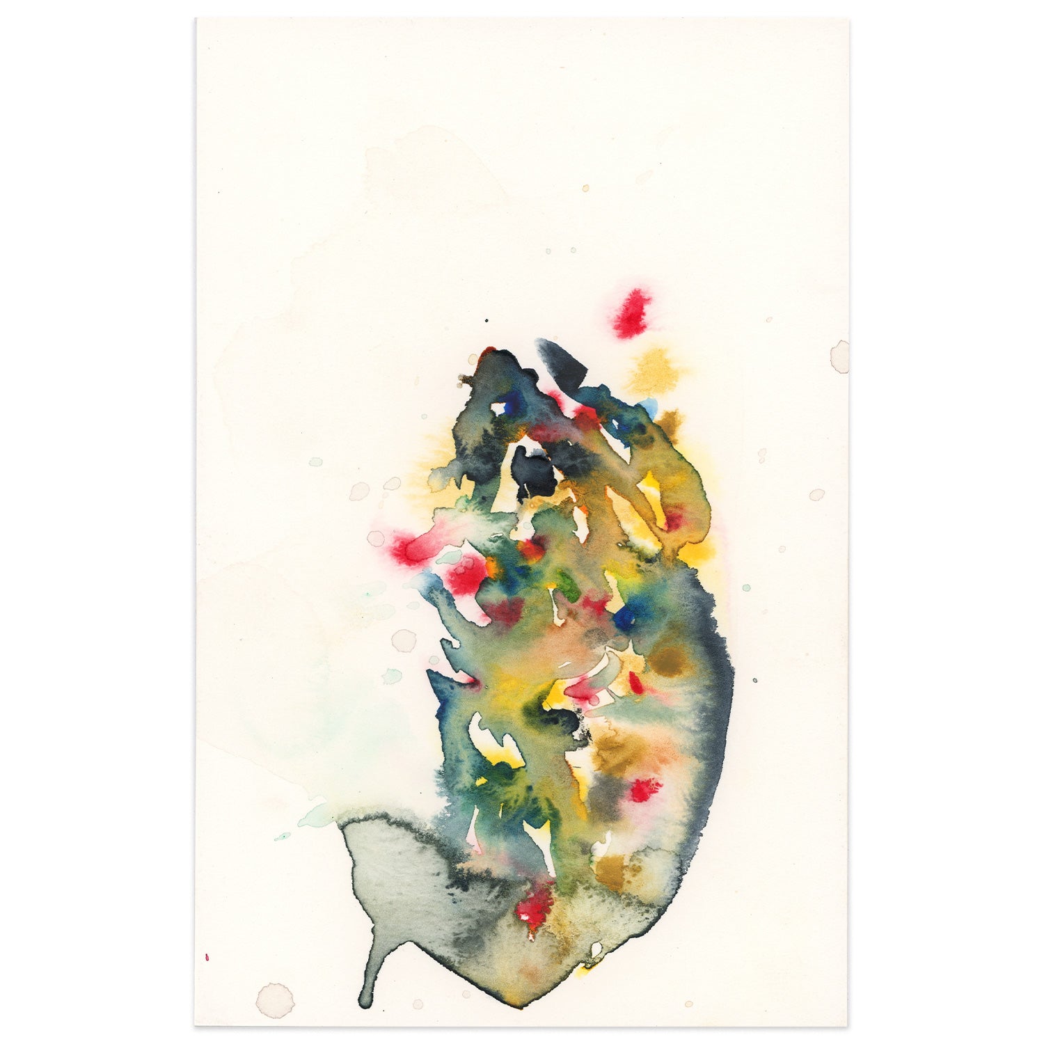 Untitled, 5.5x8.5" Original Abstract