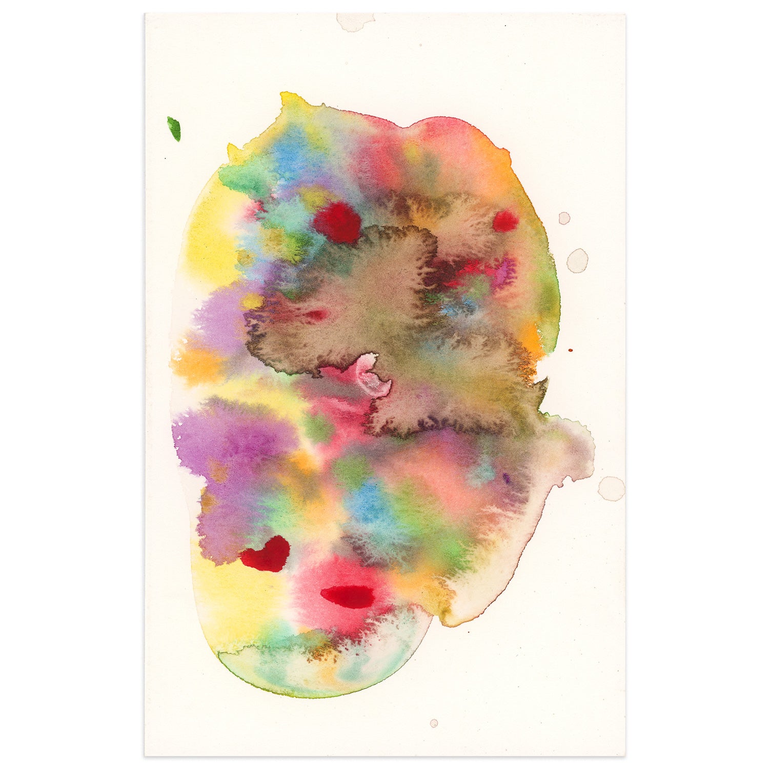 Untitled, 5.5x8.5" Original Abstract