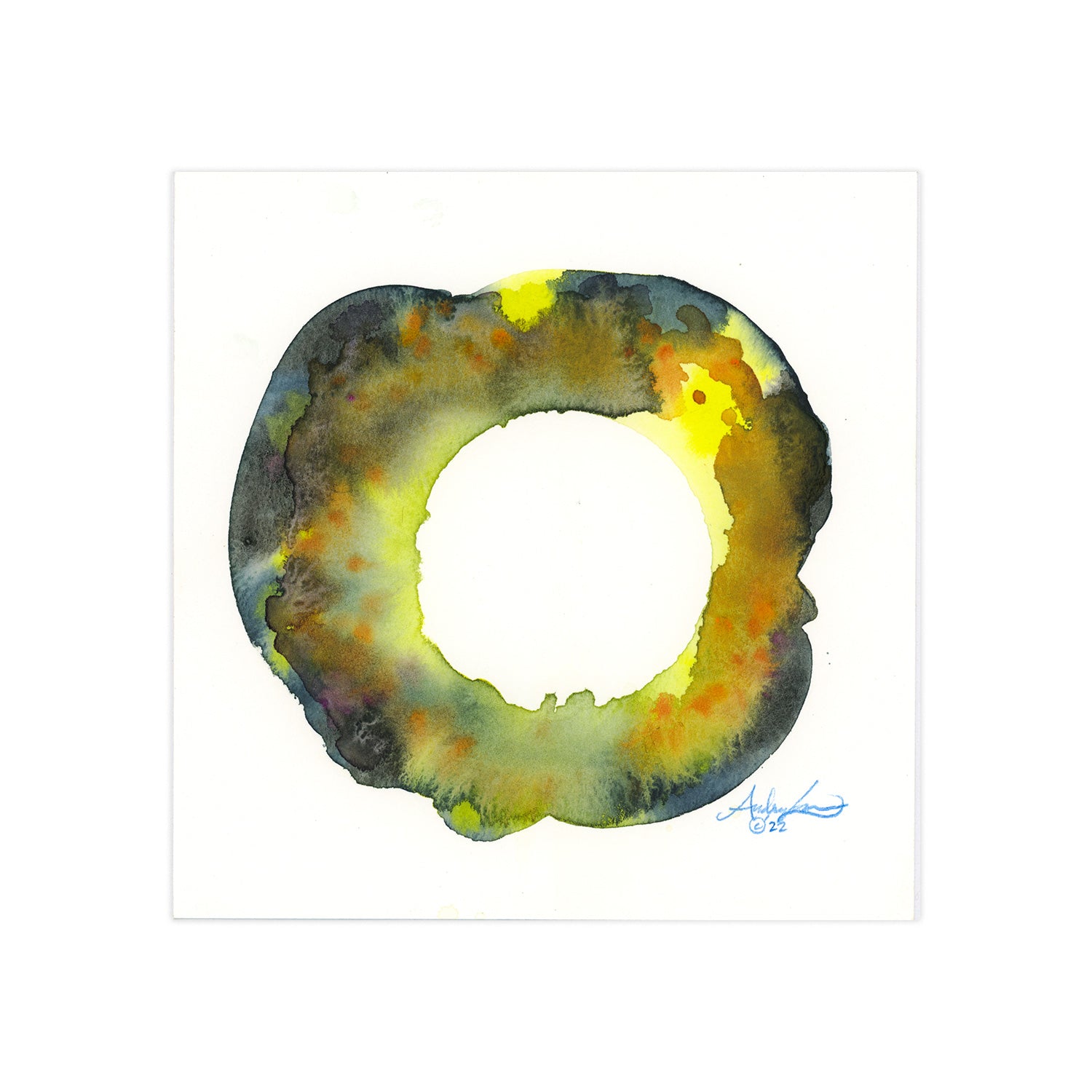 Untitled 01, 6x6" Original Abstract