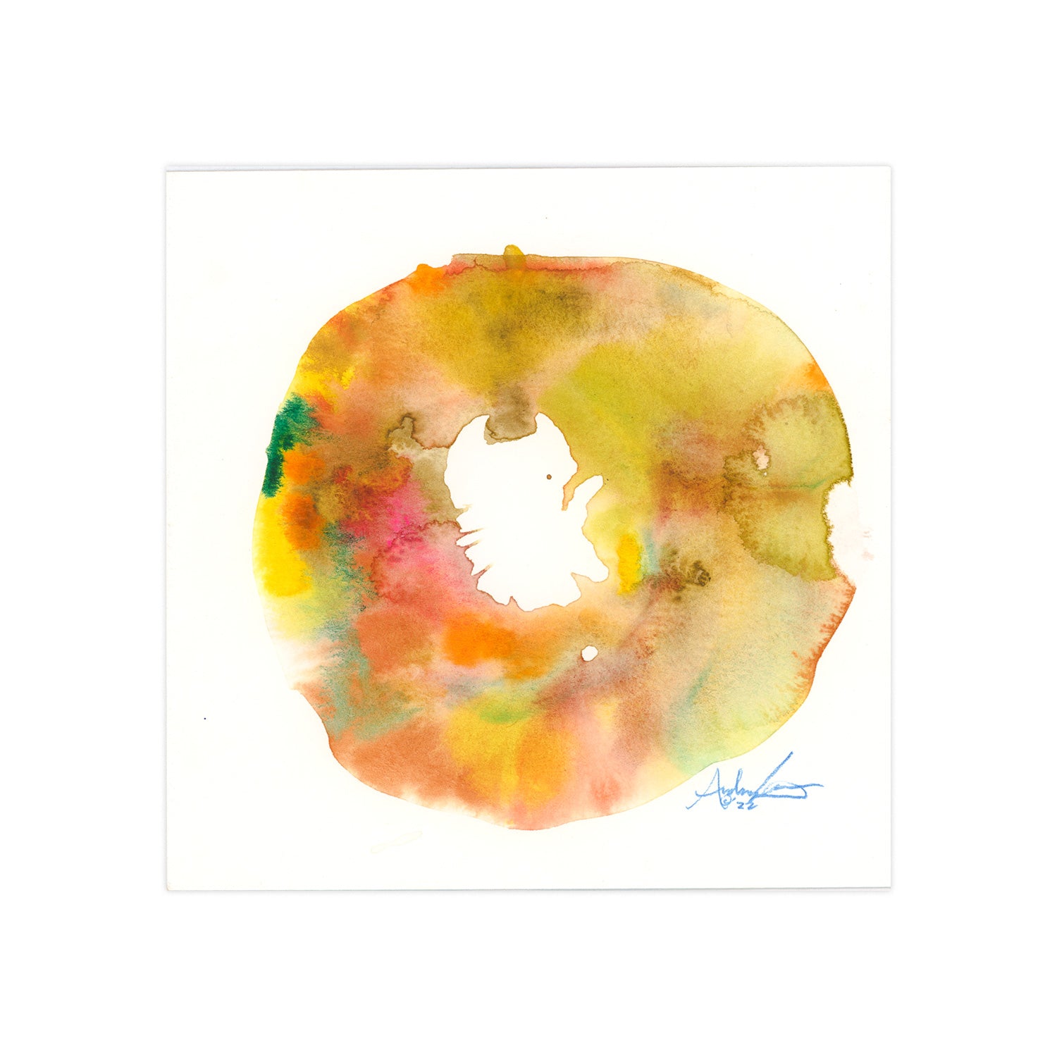 Untitled 03, 6x6" Original Abstract