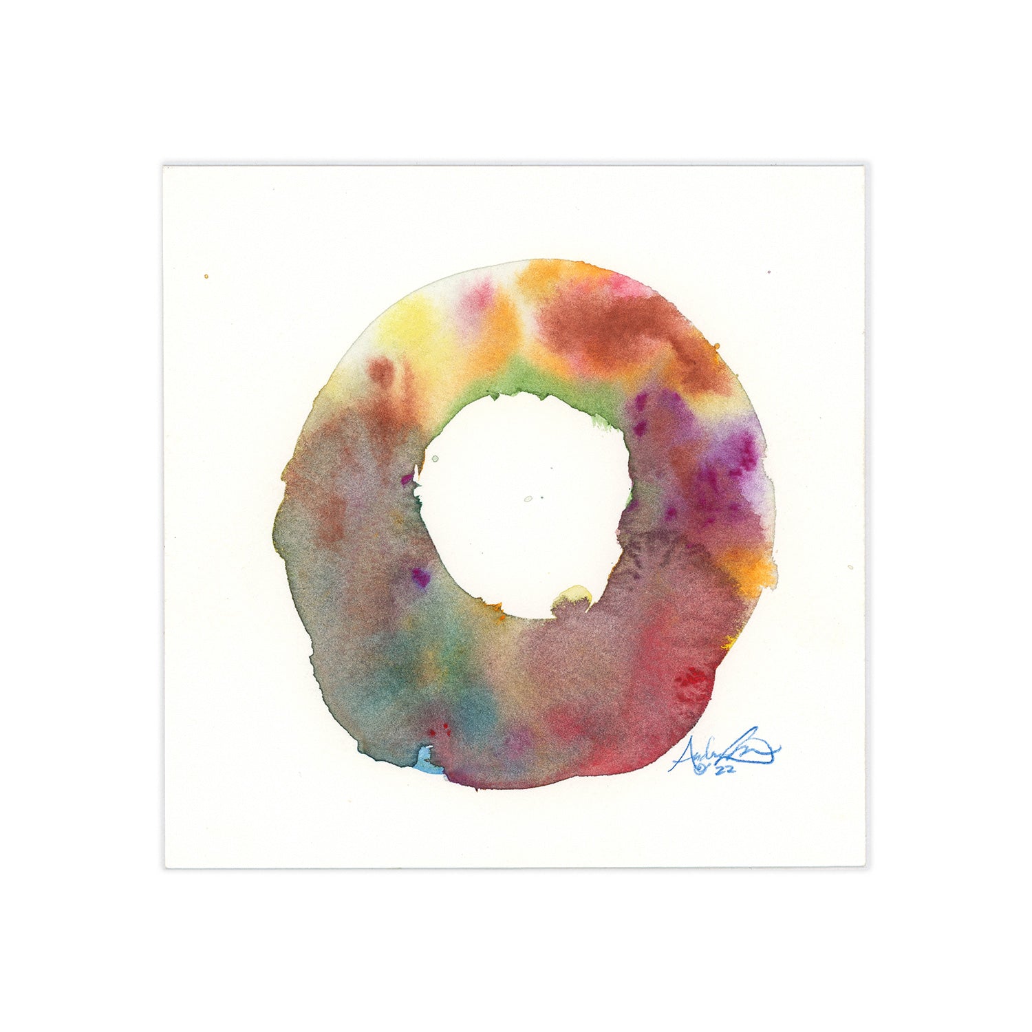 Untitled 04, 6x6" Original Abstract