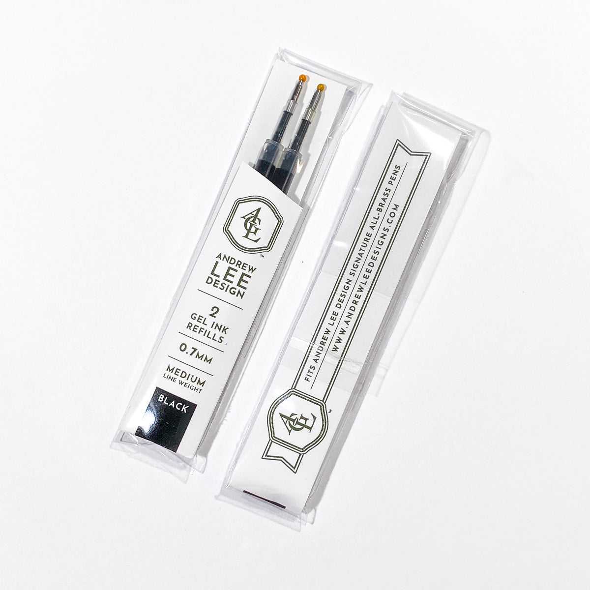 Black Gel Ink Refills, 0.7mm