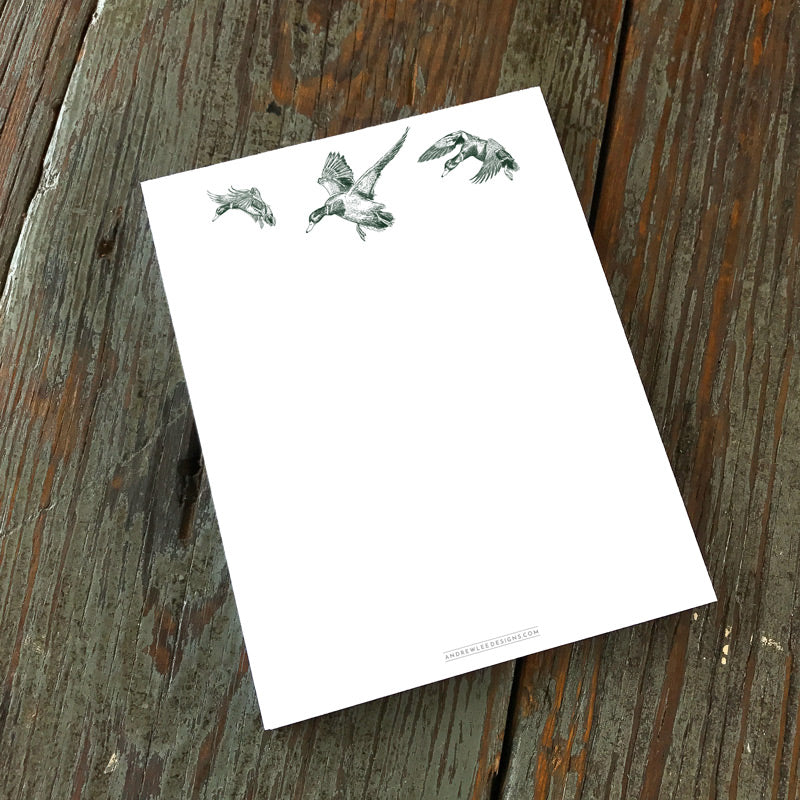 Note Pad, Mallards