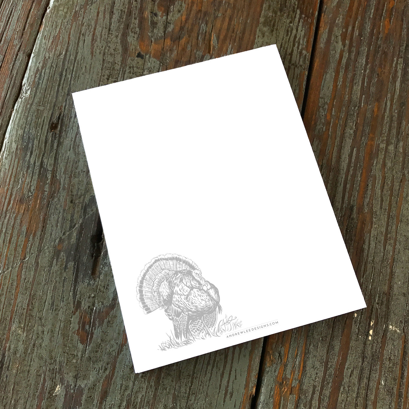 Note Pad, Strutting Tom Turkey