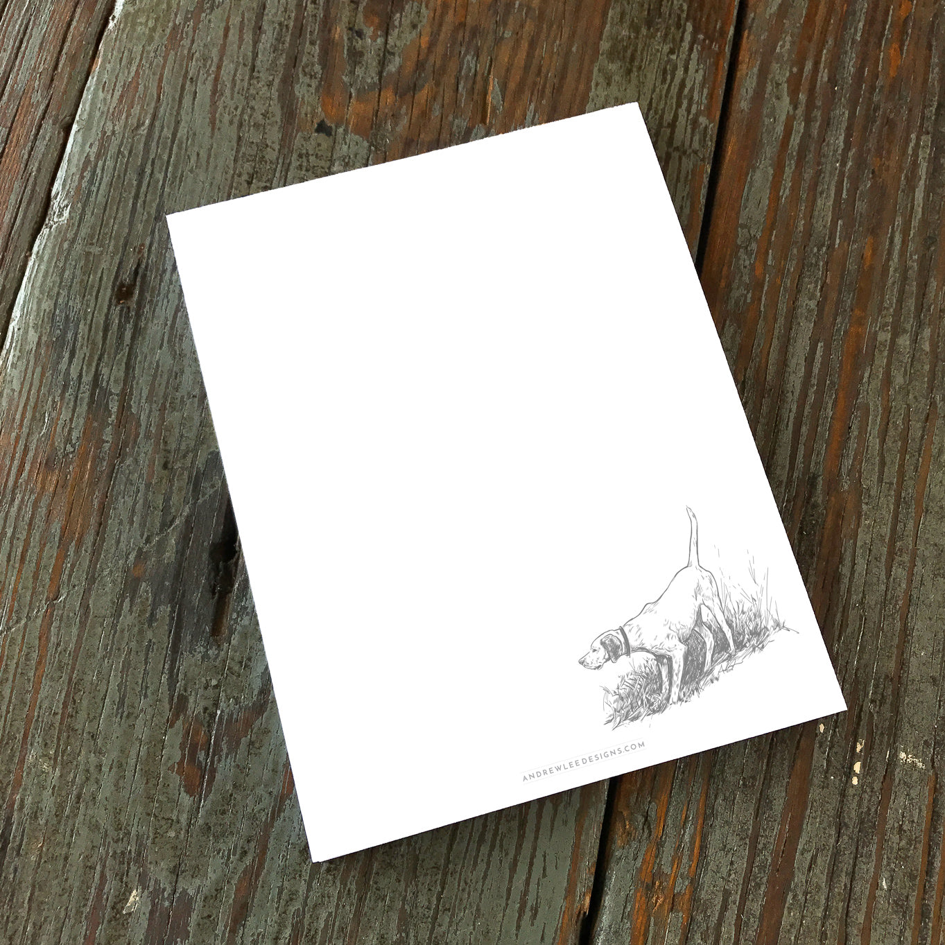 Note Pad, English Pointer Female