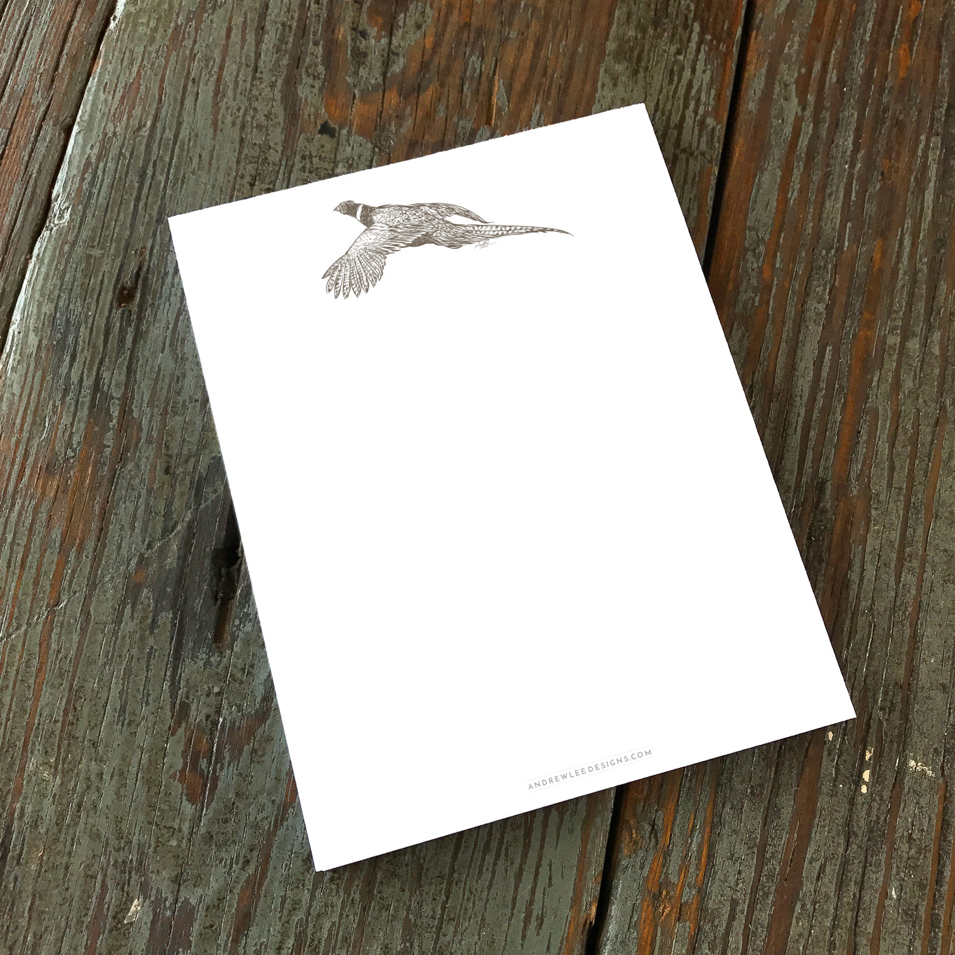 Note Pad, Pheasant