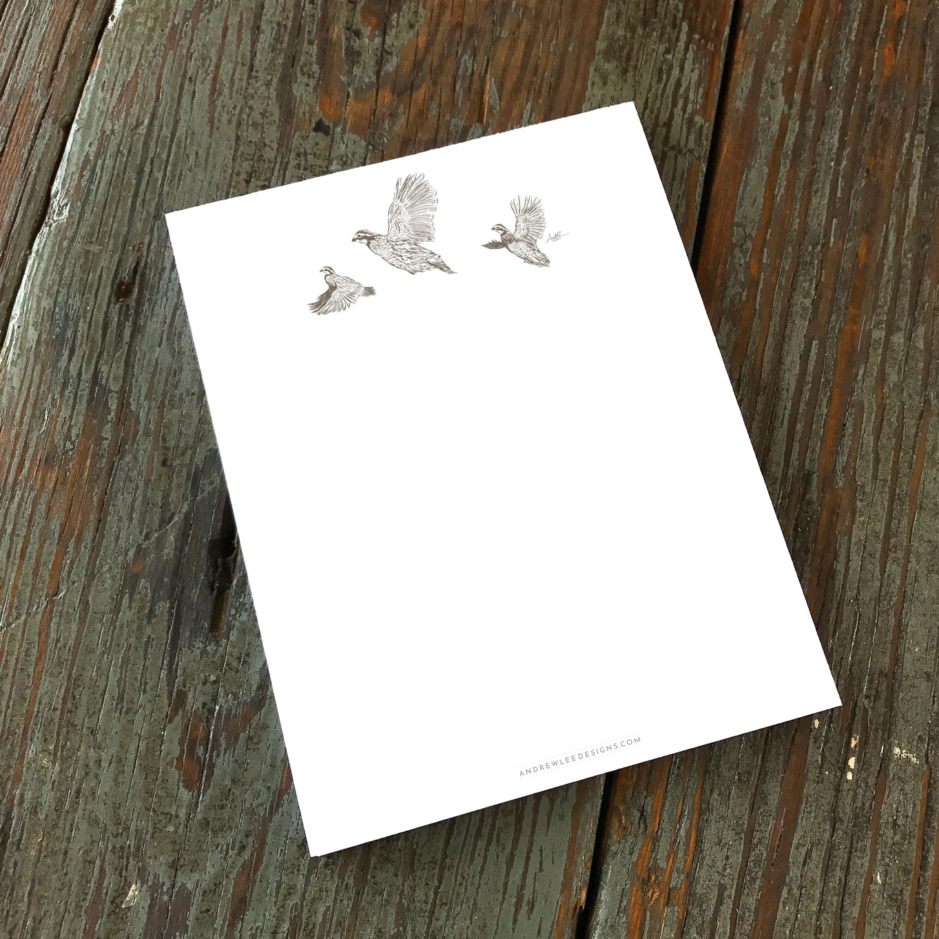 Note Pad, Quail Covey