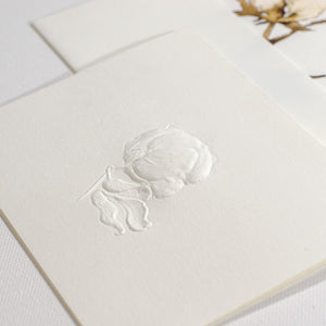 Deep Embossed Cotton Stationery Set of 5