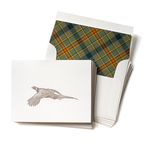 Letterpress Pheasant Stationery Set of 5