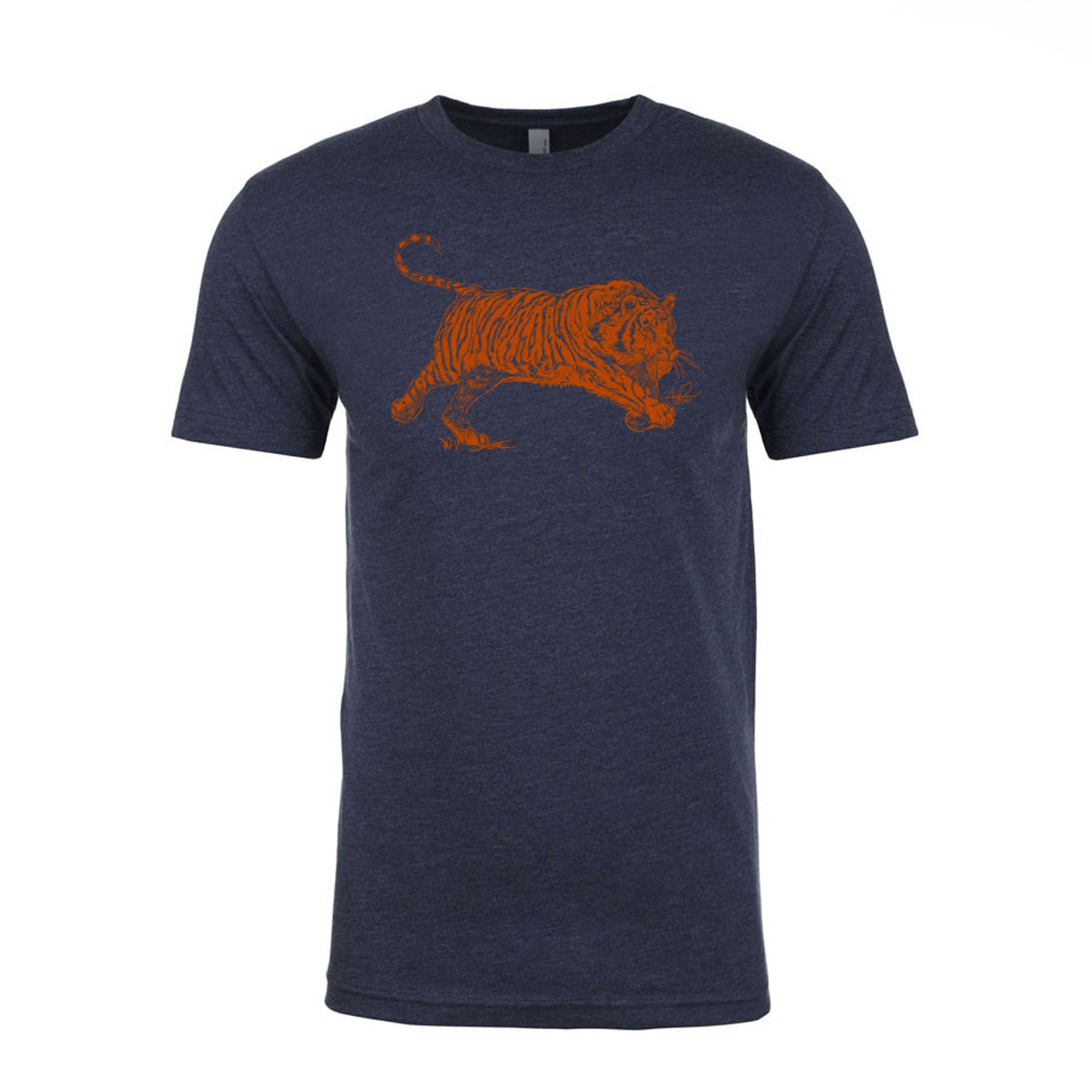 Charging Tiger Men's Shirt, Midnight Navy