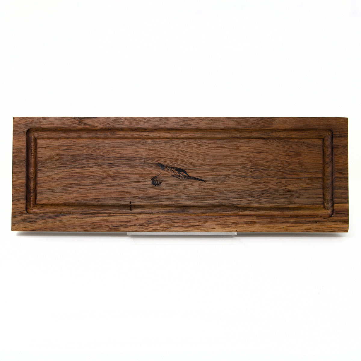 Black Walnut Cutting Server Board, Pheasant Detail