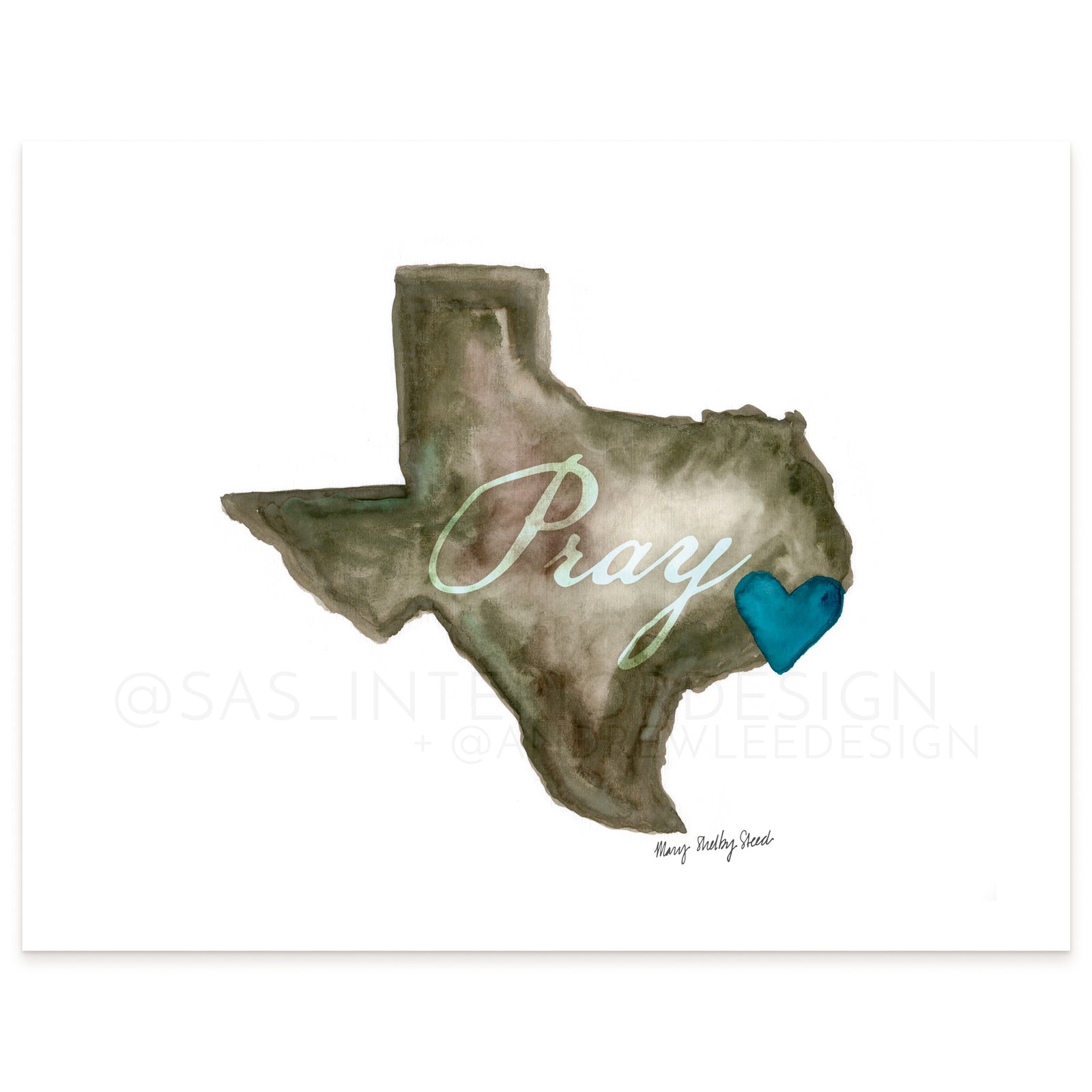 Pray, Houston Flood, by Shelby Steed