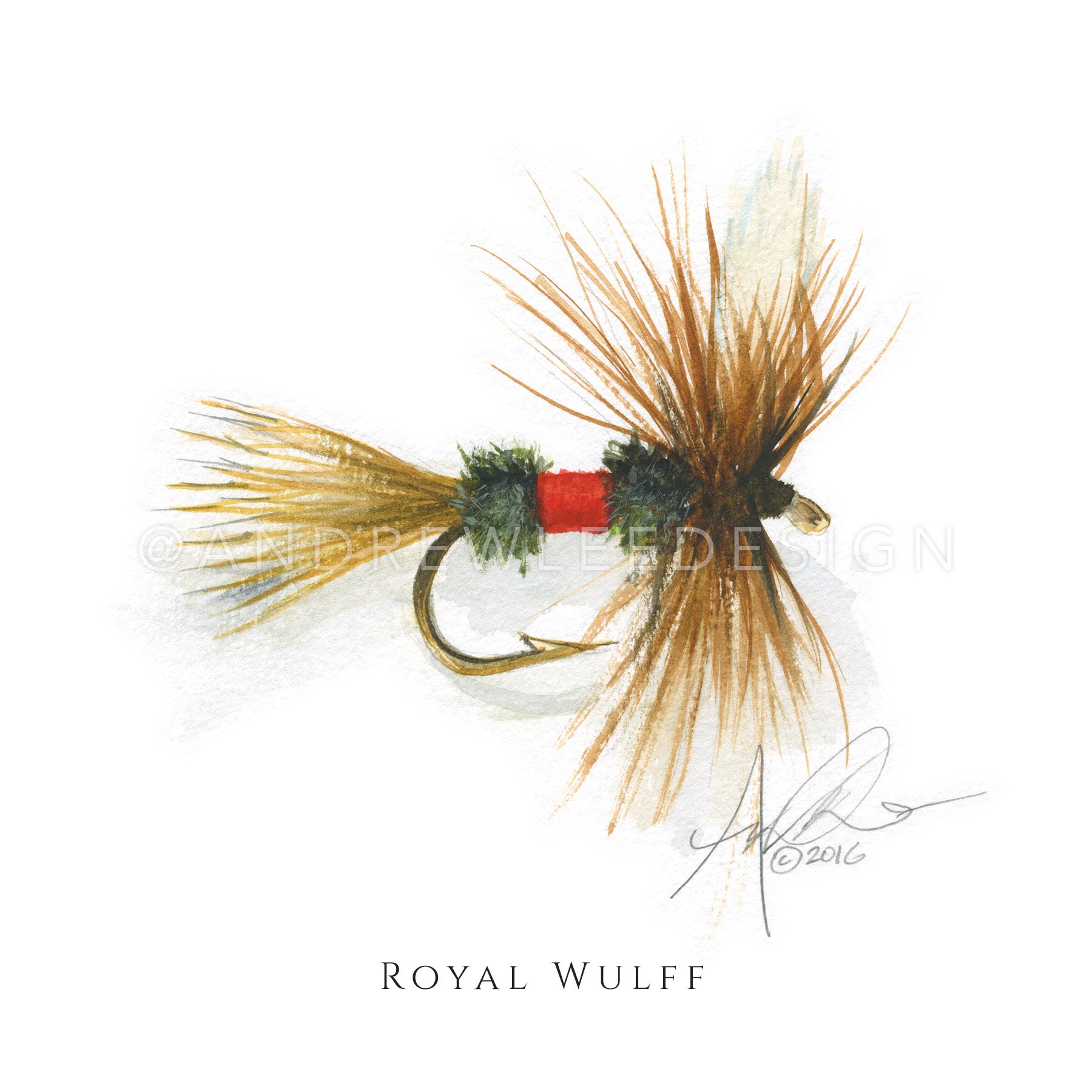 Fly - Royal Wulff Pattern